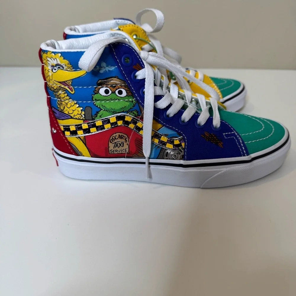 Vans Sesame Street Sk8-Hi 'Multi-Color size men 3.5 women 5
